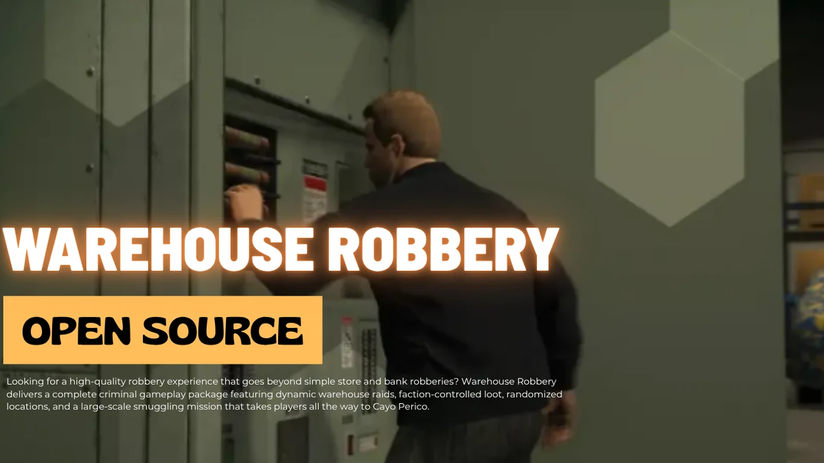 Warehouse Robbery & Ocean Run FiveM | Open Source Heist System
